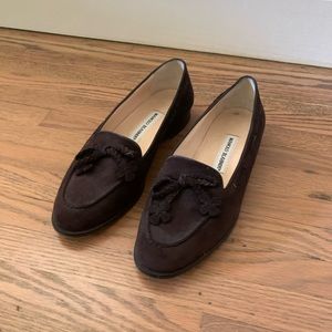 Brown Manolo Blahnik loafers